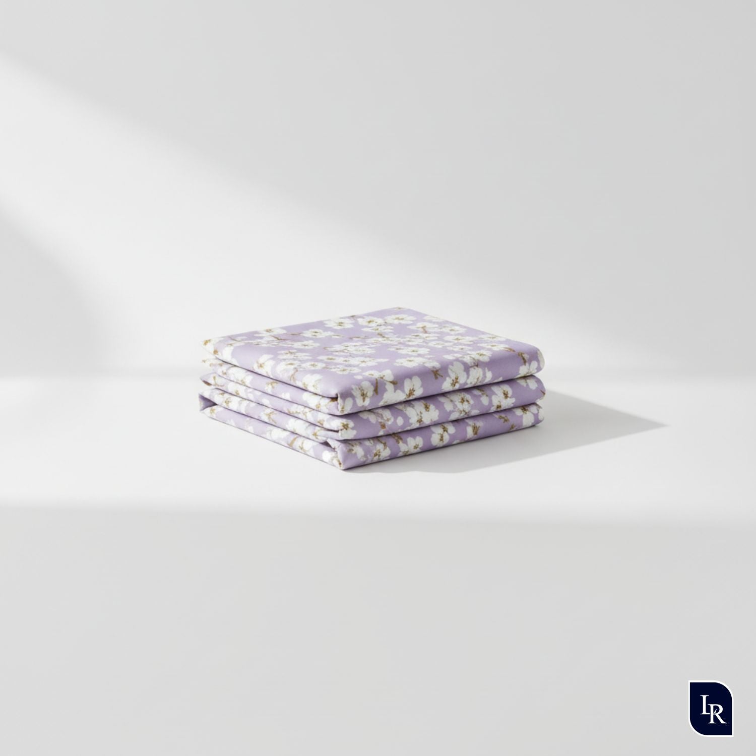 Lavender Bloom Glace Cotton Bedsheet Set With 2 Pillow Covers