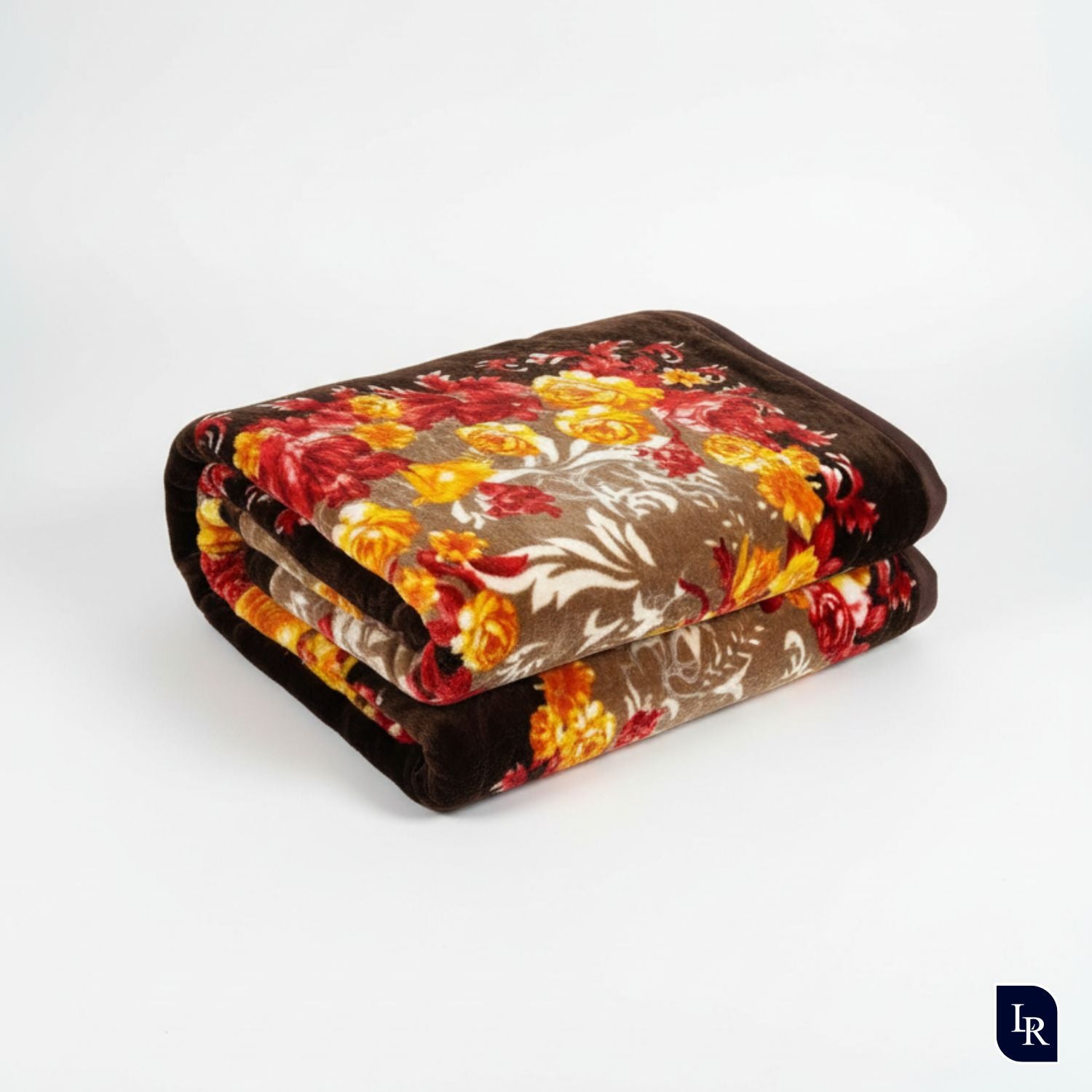 Luxury Bloom Velvet Blanket Combo (Set of 2) – Autumn & Regal Collection