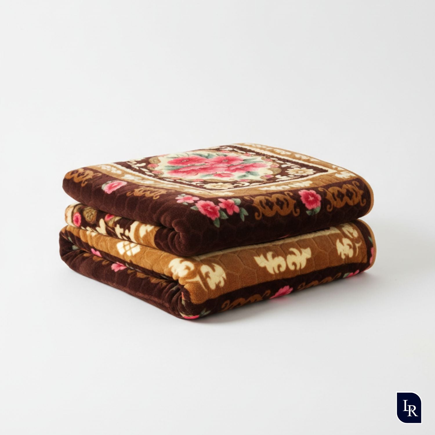 Royal Blossom Heritage Velvet Blanket