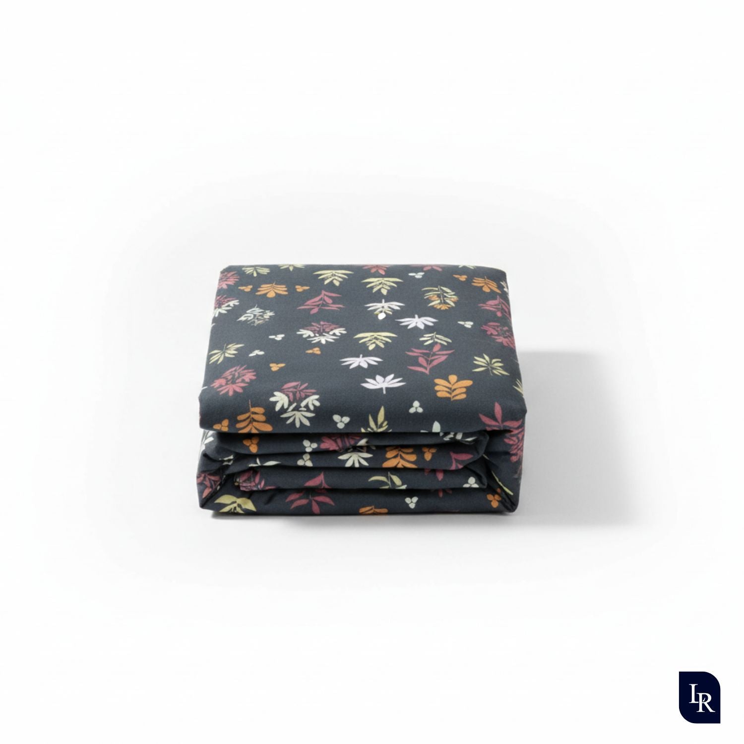 Noir Bloom Luxury Bedsheet Set with 2 Pillow Covers