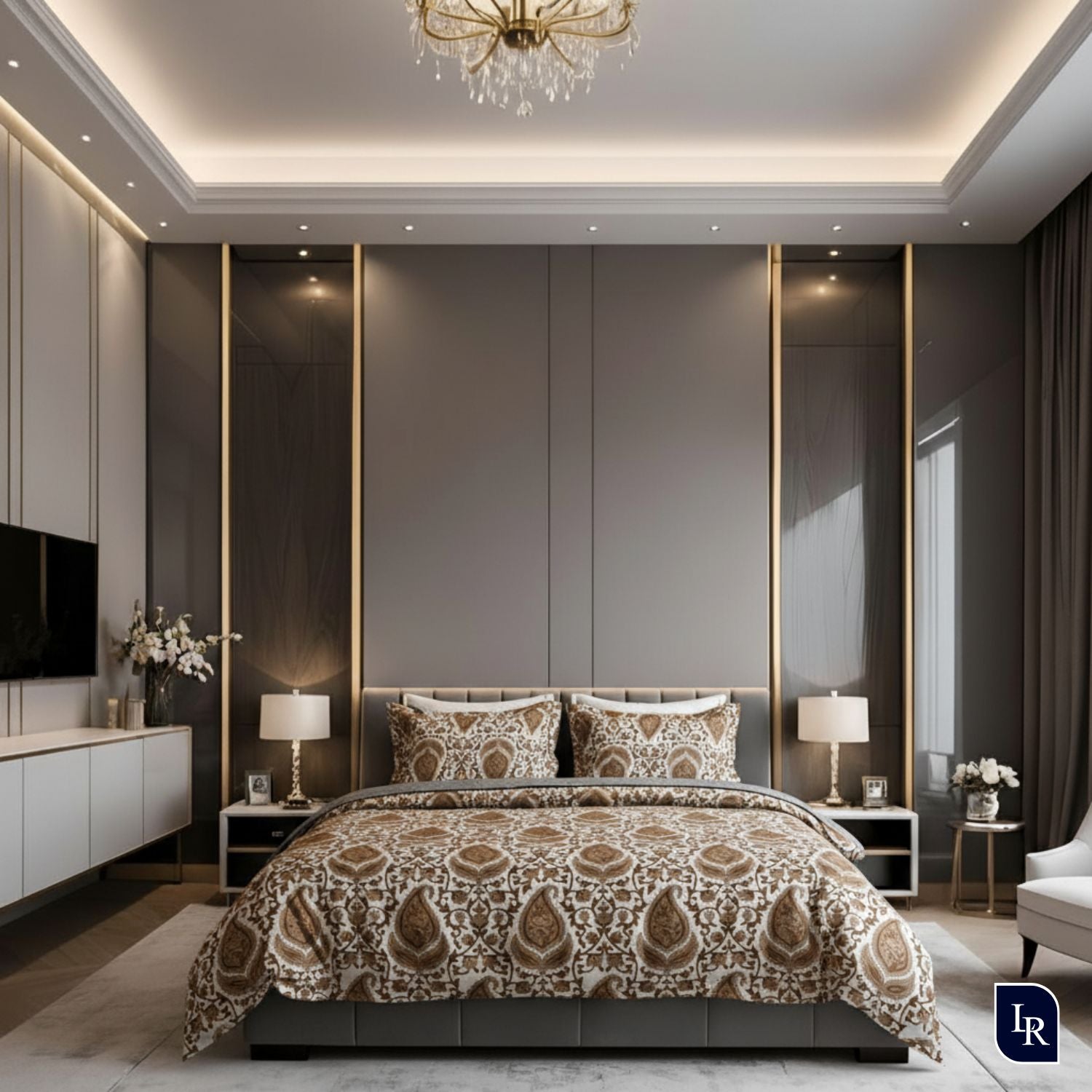 Heritage Paisley Luxe Cotton Bedsheet Set With 2 Pillow Covers