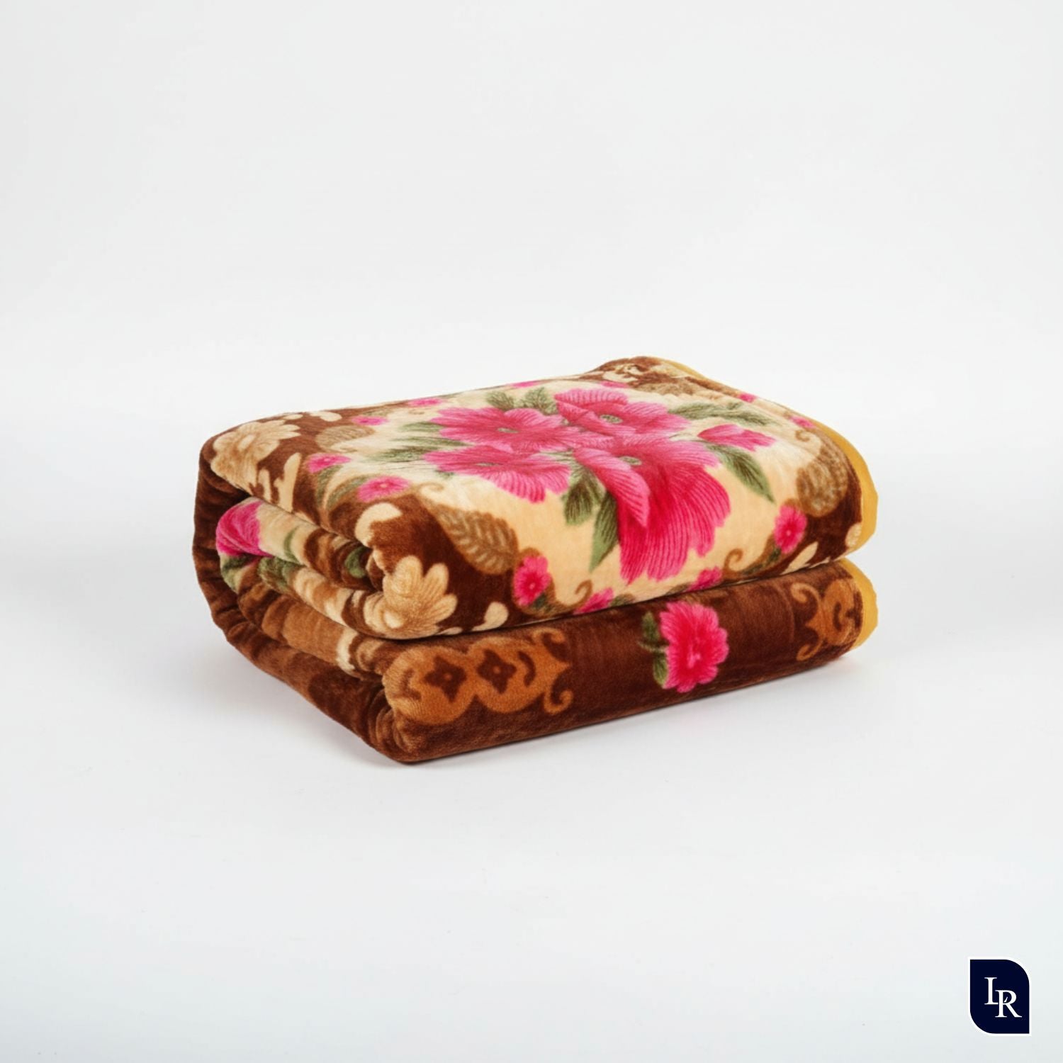 Royal Luxe Velvet Blanket Combo (Set of 2) – Ember Floral & Tribal Edition