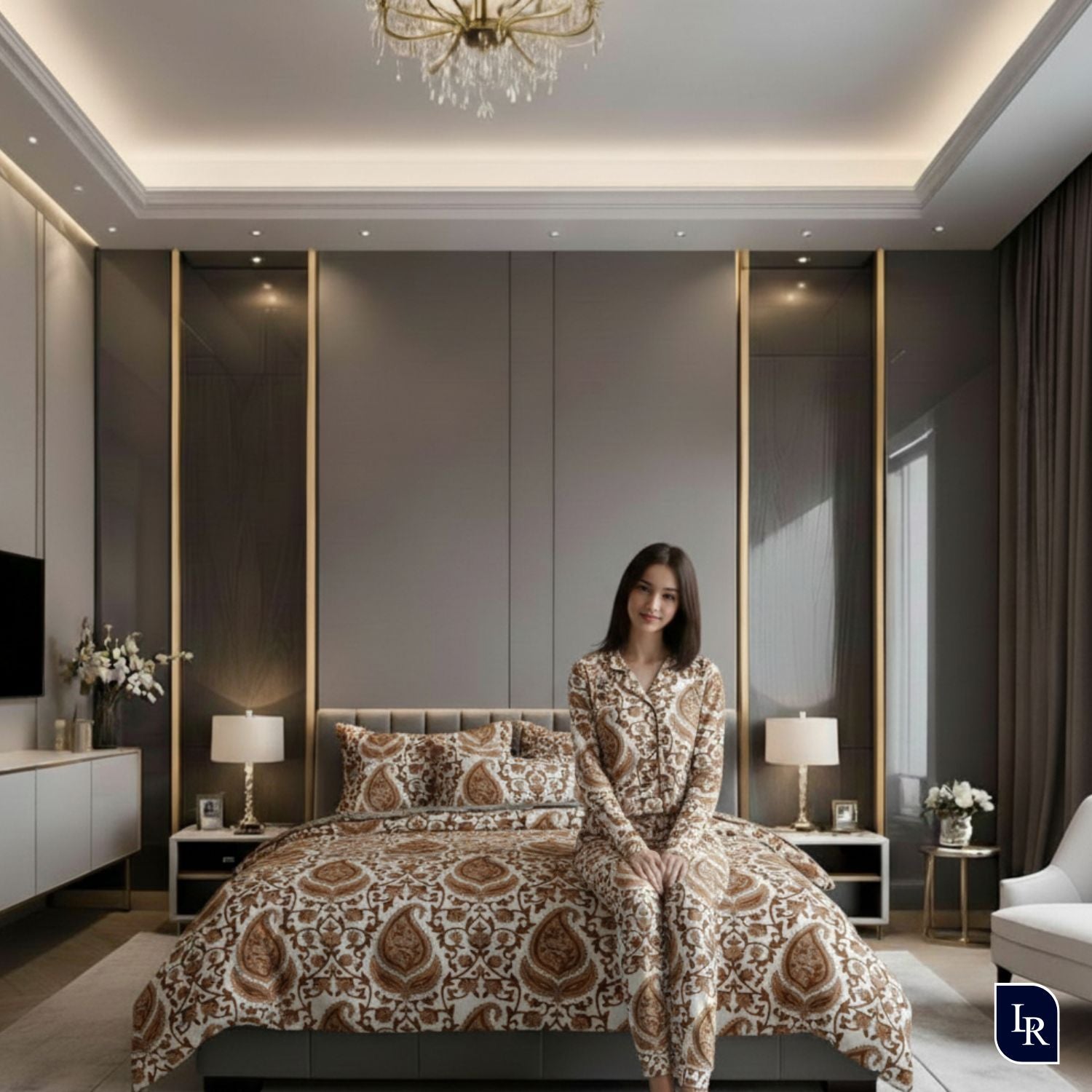 Heritage Paisley Luxe Cotton Bedsheet Set With 2 Pillow Covers